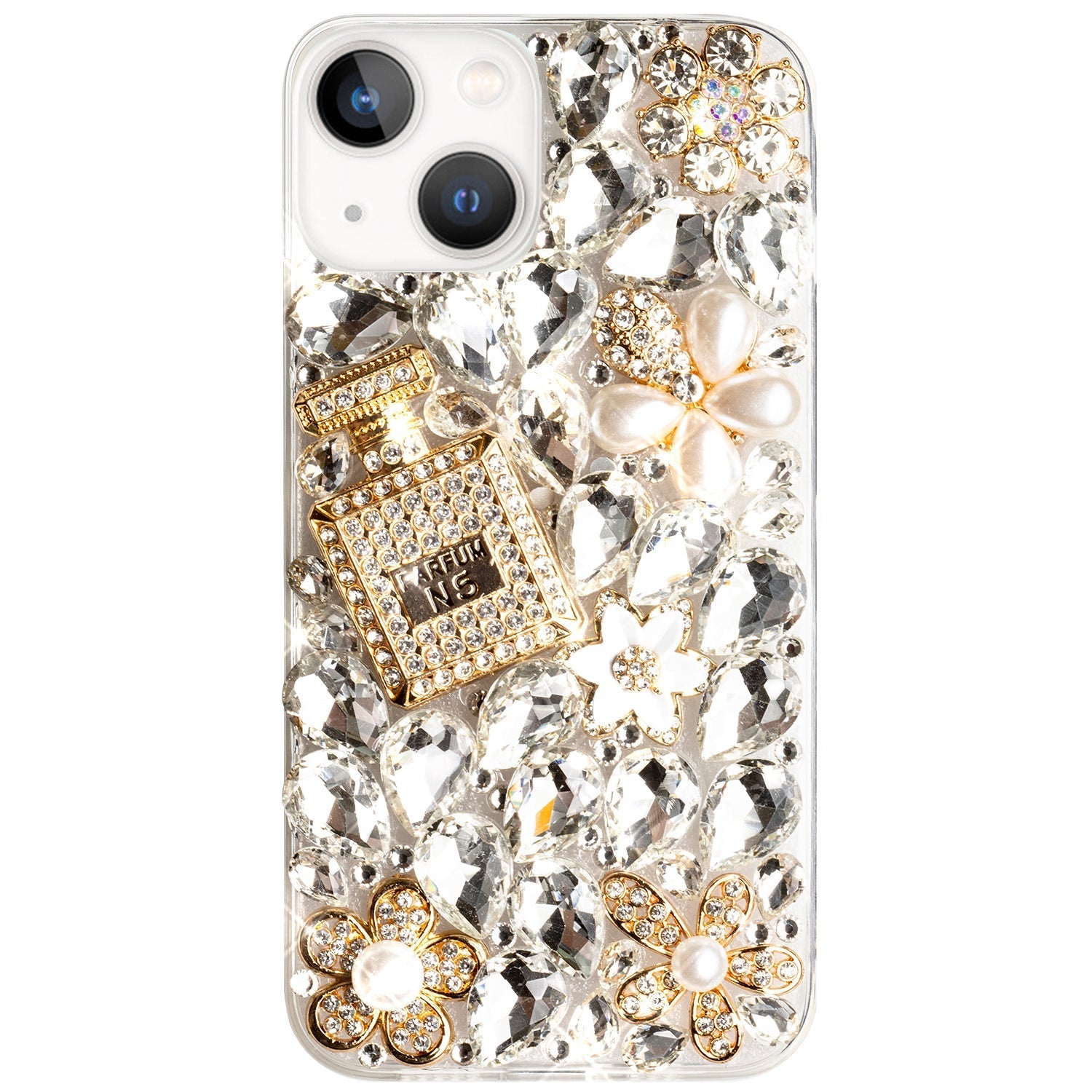 iPhone 14/13 3D diamond luxury bling bling TPU case