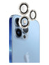 Crystal Diamond Camera Lens Protective Case For iPhone 13 Pro Max Tempered Glass Aluminum Alloy Lens Screen Cover Eagle Eye Series-Gold