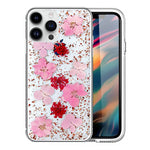 Soft Plastic Fashion Colorful Flowers Design Case for iPhone 13 Pro