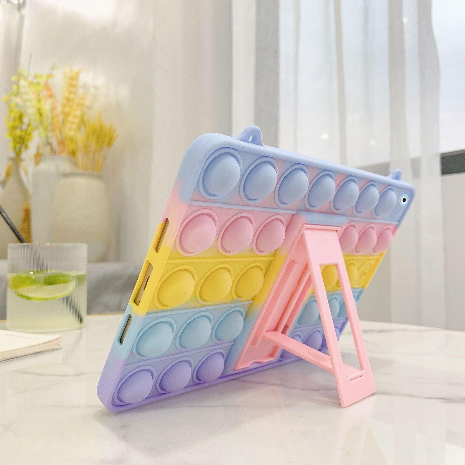 Press bubble sense  case for iPad  2/3/4