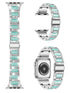 38/40/41mm Suitable for Apple metal strap Apple Watch Strap 2 / 3 / 4 / 5 / 6 / 7 diamond inlaid three bead stainless steel strap