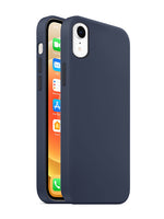 iPhone XR Colorful Liquid Silicone Gel Rubber Case