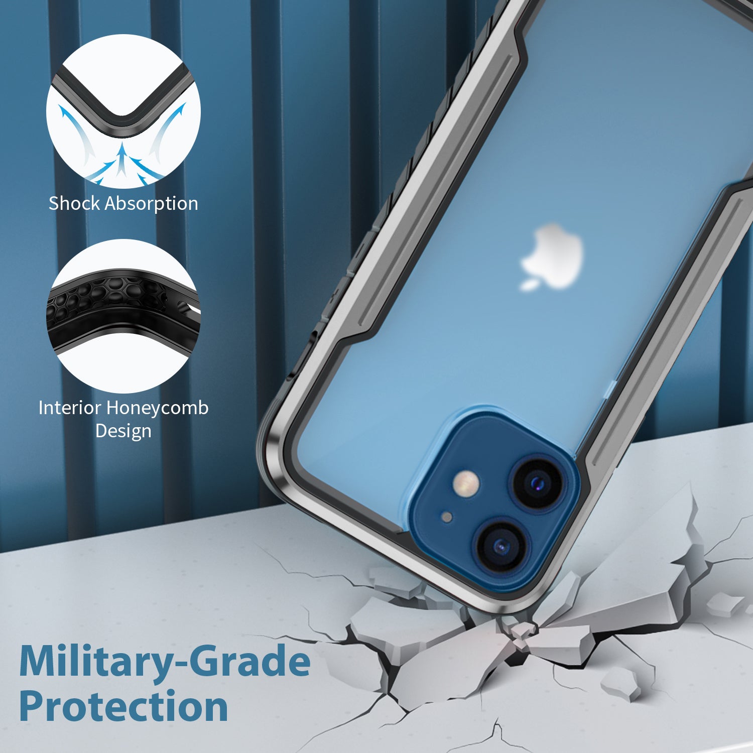 iPhone 12 Mini (5.4") Designed Colorful Bumper Full Body Heavy Duty Protection Case