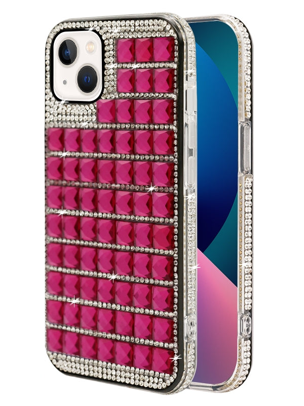 iPhone  13 Square diamond shine case