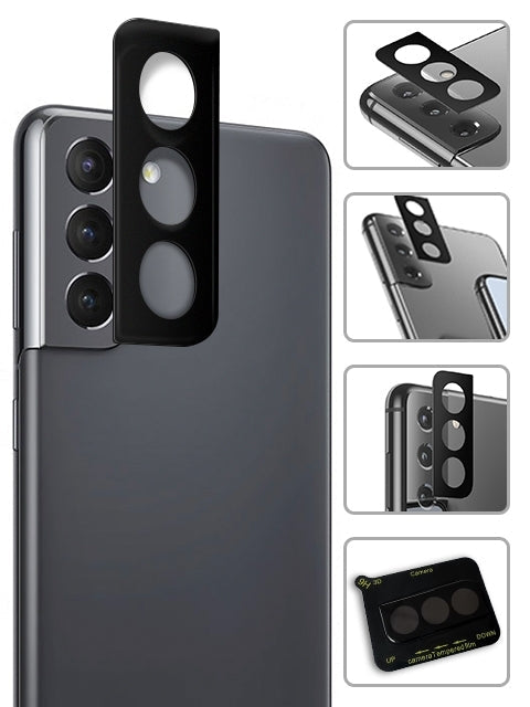 Camera Tempered High Definition Camera Lens Protector for Samsnug Galaxy S22Plus Black