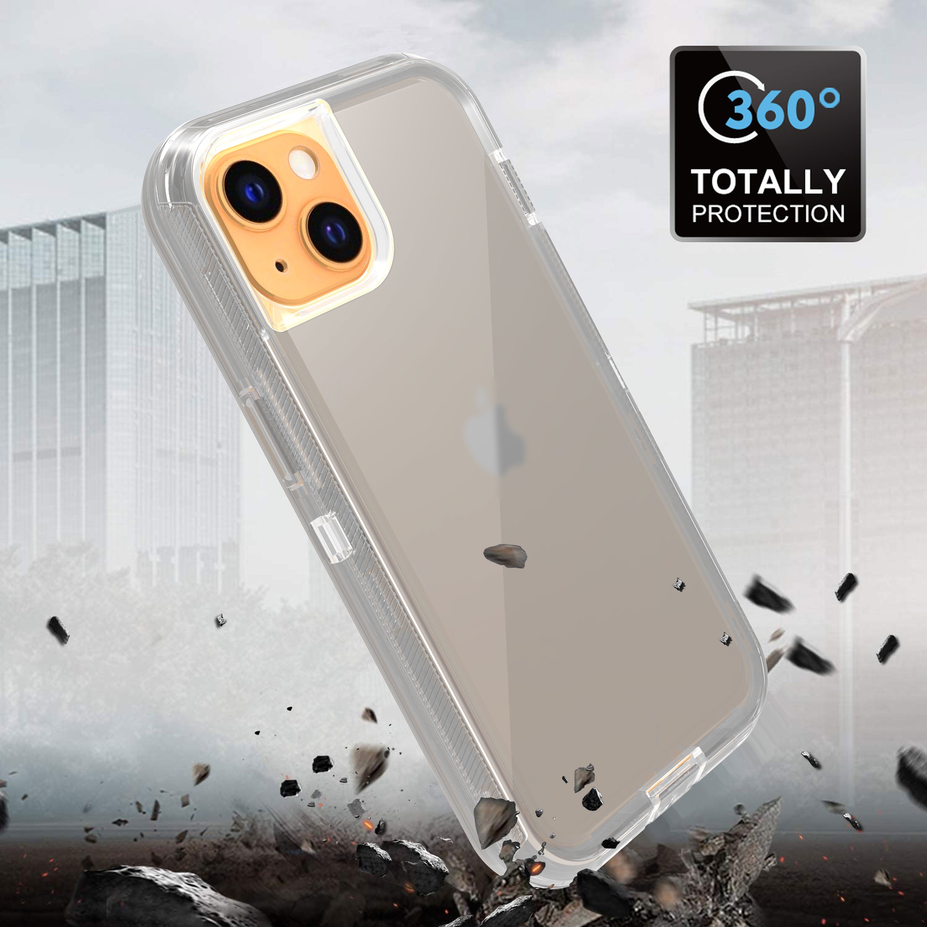 iPhone 13 mini Transparent Full Protection Heavy Case