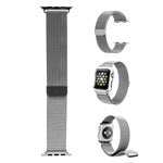 42 mm Stainless Steel Wristband for i-Watch Series 4/3/2/1  Milanese Loop with Strong Magnetic Closure Strap