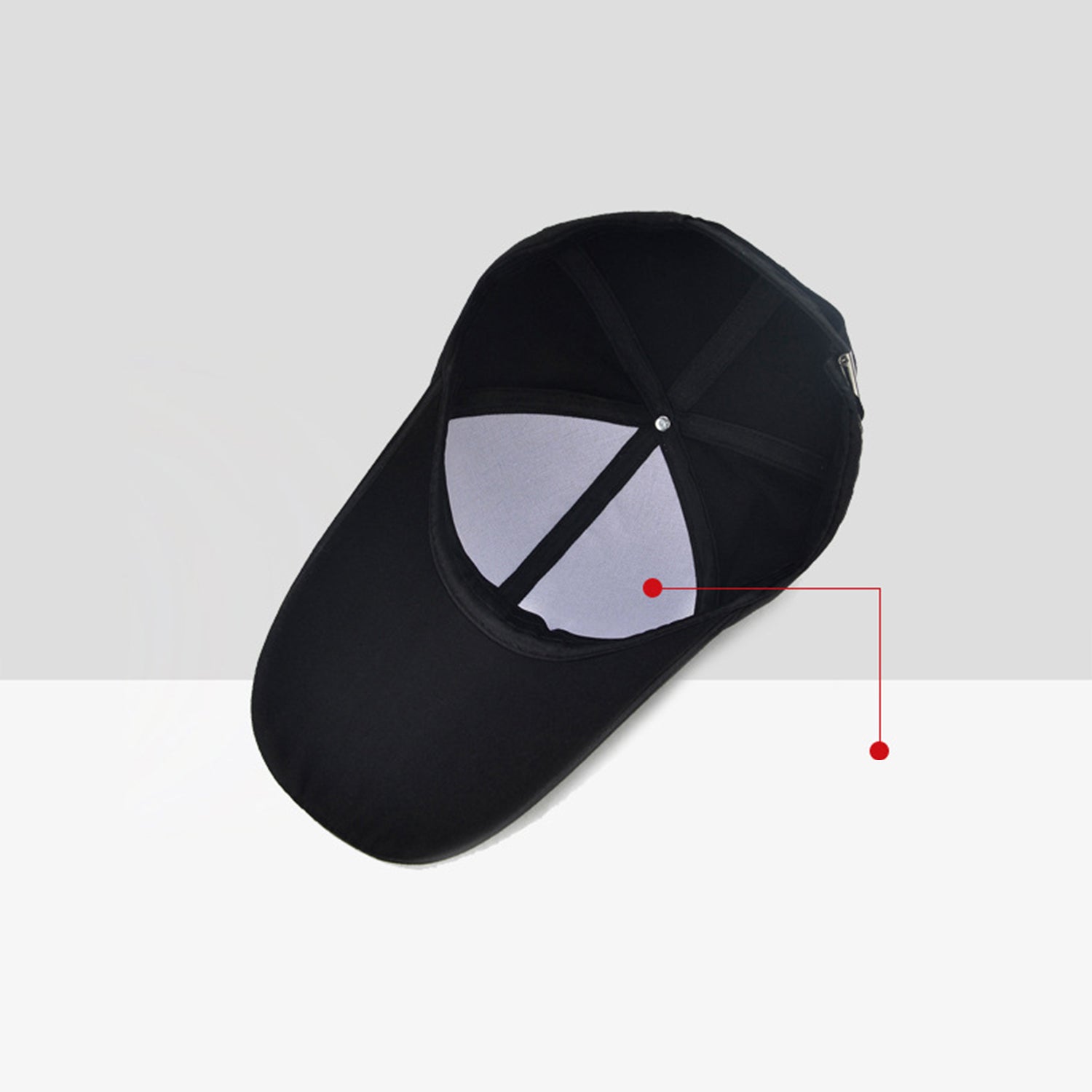Baseball Cap Classic Adjustable Plain Hat Men Women Unisex- Black