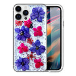 Soft Plastic Fashion Colorful Flowers Design Case for iPhone 13 Pro