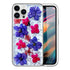 Soft Plastic Fashion Colorful Flowers Design Case for iPhone 13 Pro