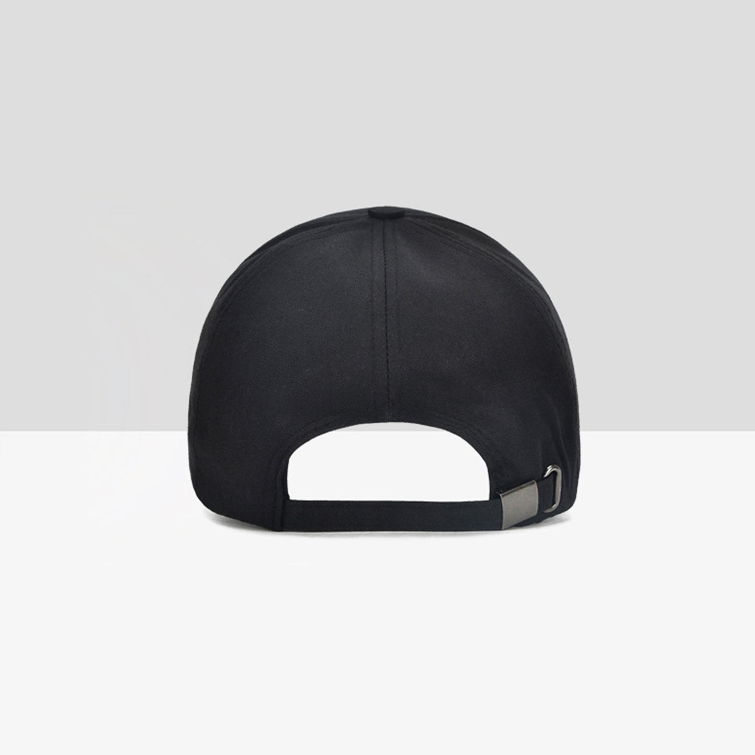 Baseball Cap Classic Adjustable Plain Hat Men Women Unisex- Black