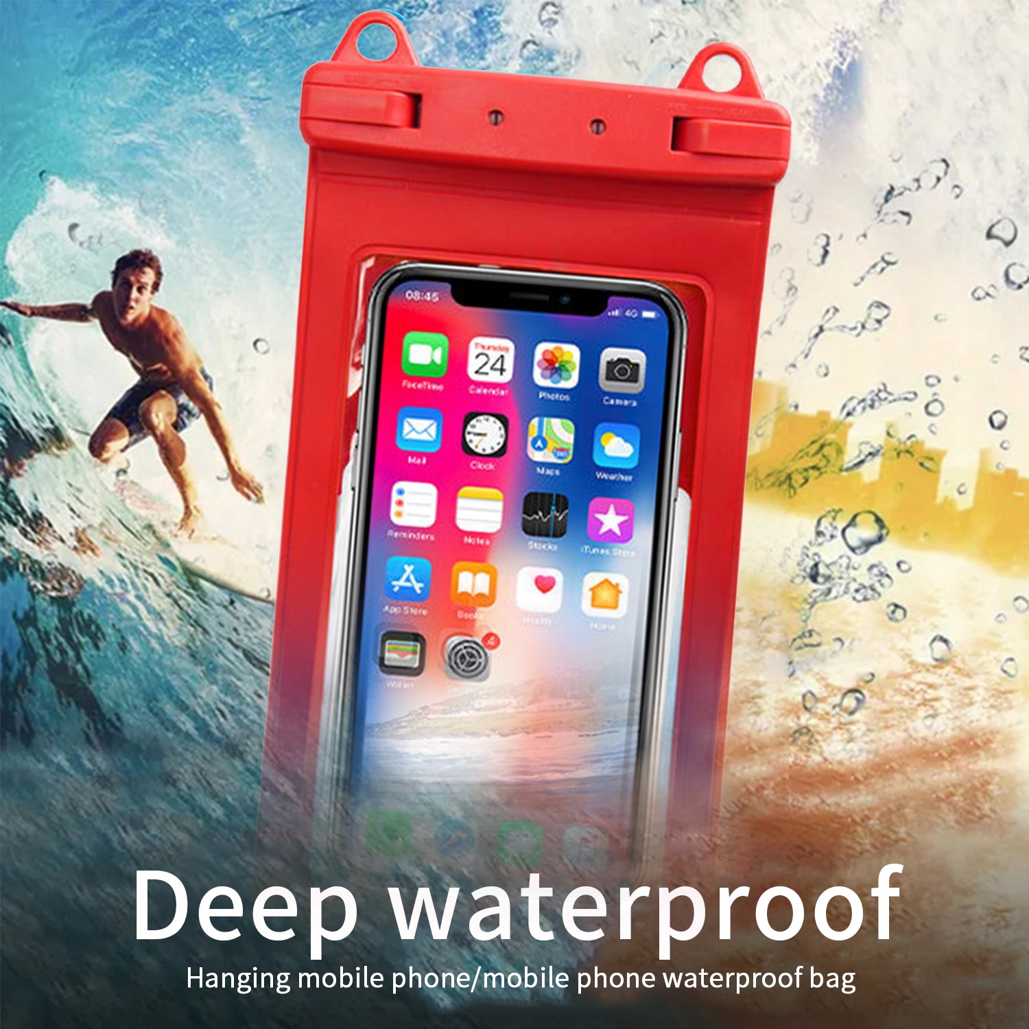 skiing Pendant mobile phone waterproof bag