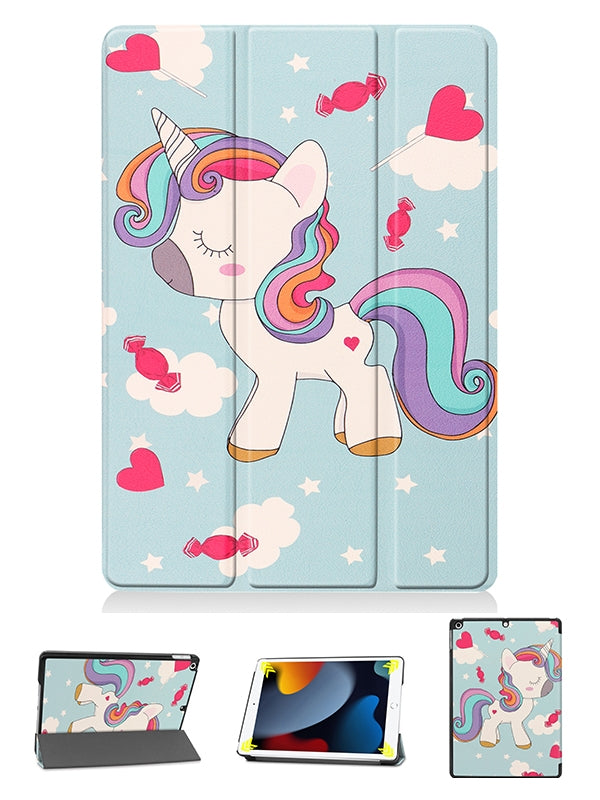 iPad 9/8/7 (10.2") Painted smart folio case