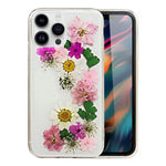 Soft Plastic Fashion Colorful Flowers Design Case for iPhone 13 Pro