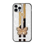 iPhone 13 Pro Max Butterfly Bling Bling TPU Luxury Phone Case (6.7 ")