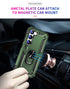 Samsung Galaxy S23 Case Ring Magnetic GPS car mount Phone Holder case