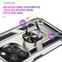 iPhone 14 Pro Max Dual Colors Ring Magnetic GPS car mount Phone Holder Case
