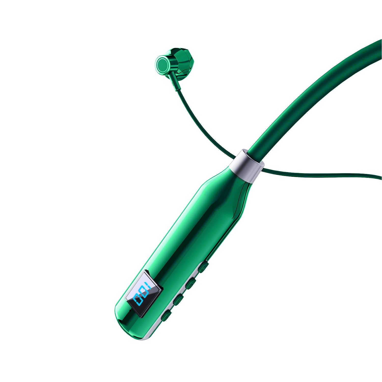 Large Battery Long Range Display Sports Neck 5.2 bluetooth headset