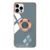 iPhone 12 Pro Max (6.7") Fashion Ring Magnetic GPS car mount Phone Holder Case