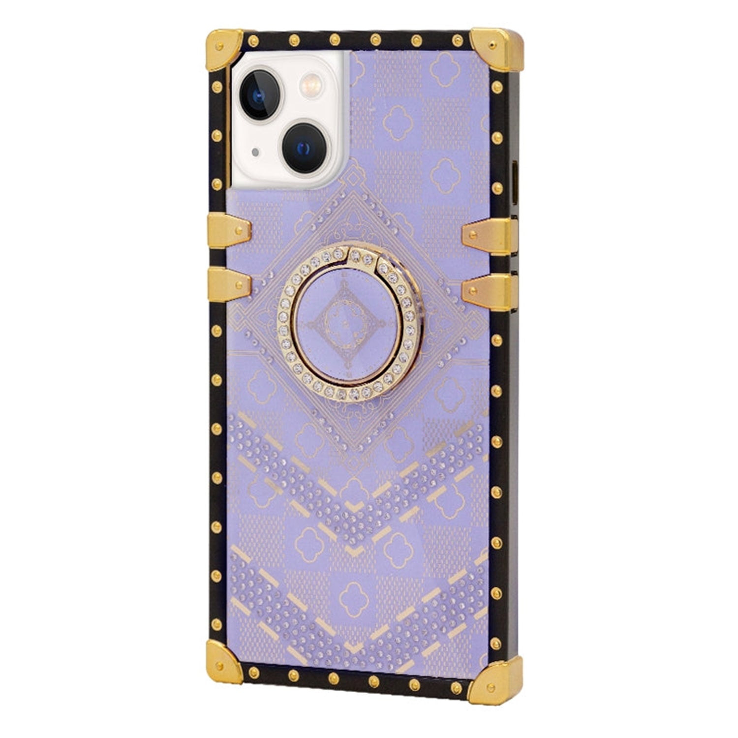 iPhone 13 Luxury printing diamond Fashion Case with Kickstand
