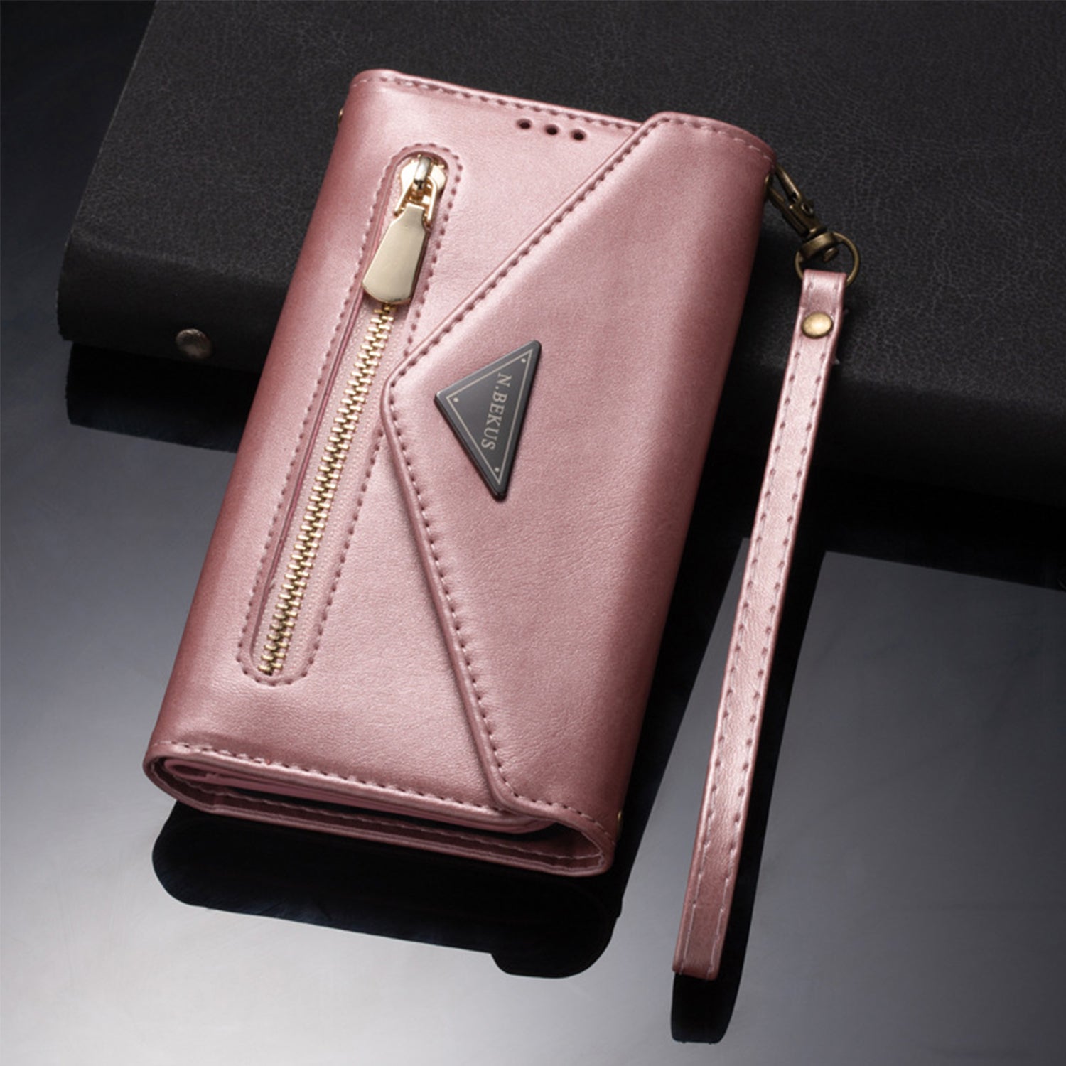 iPhone 12 Mini (5.4") 2 IN 1 Leather Wallet Case with 7 Credit Card Slots