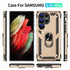 Samsung Galaxy S23  Ultra Case Ring Magnetic GPS car mount Phone Holder case