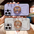 iPhone 13 Pro Max Large bow round support precise hole diamond case