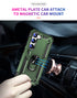 Samsung Galaxy S23 Plus Case Ring Magnetic GPS car mount Phone Holder case