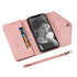 iPhone 12 Mini (5.4") 2 IN 1 Leather Wallet Case with 7 Credit Card Slots