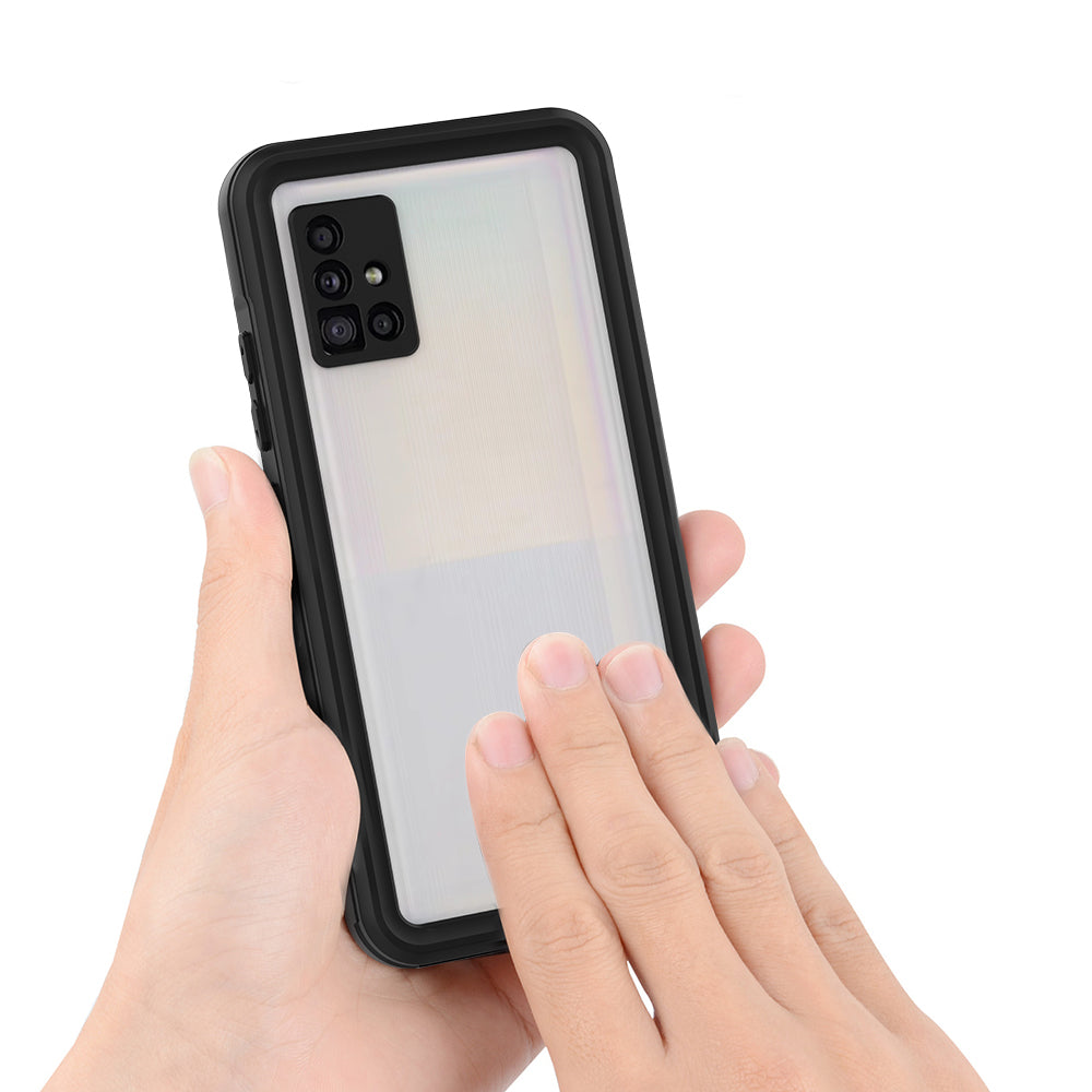 Waterproof case for Samsung Galaxy A51(5G)-Black