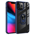 Ring Magnetic GPS car mount Phone Holder Case wiht Transparent Acrylic for iPhone 13 Pro Max(6.7 ")