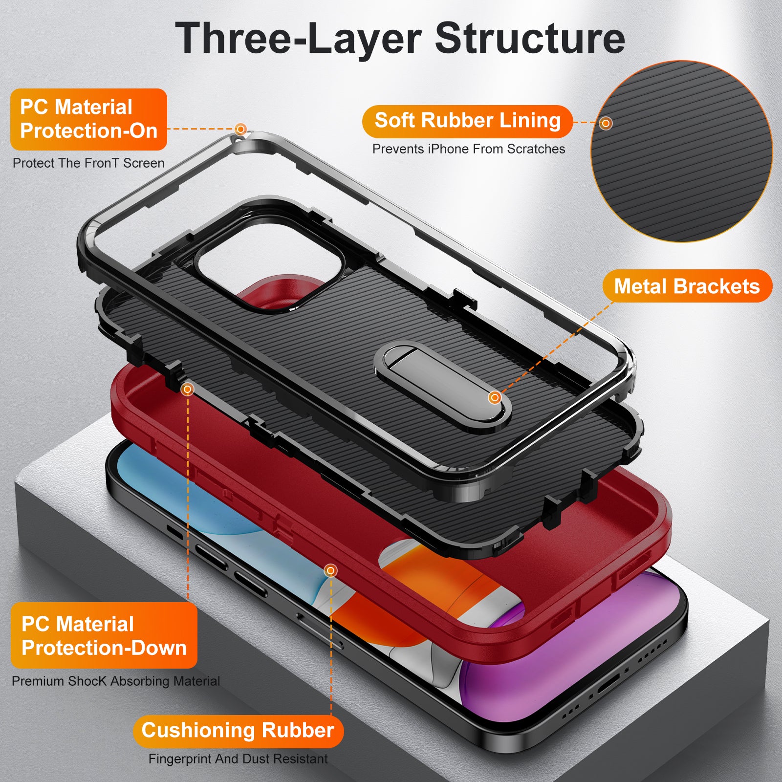 iPhone 11 Kickstand anti-dropProtection Case