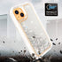 Transparent Floating Glitter Heavy Duty Case  for iPhone 13 mini