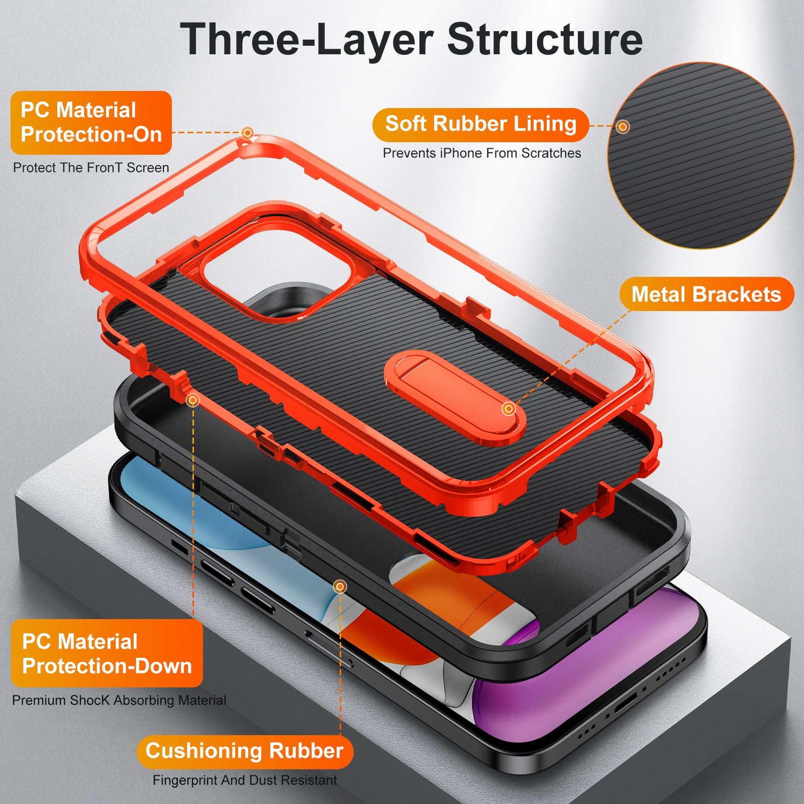 iPhone 11 Kickstand anti-dropProtection Case