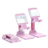 Mobile phone bracket folding and retractable