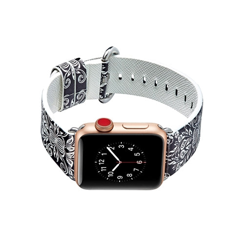 Apple Watch Series 4/3/2/1 with Silver Buckle Rubber Design Colorful Replacement i Watch Bands