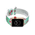 Apple Watch Series 4/3/2/1 with Silver Buckle Rubber Design Colorful Replacement i Watch Bands