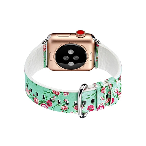 Apple Watch Series 4/3/2/1 with Silver Buckle Rubber Design Colorful Replacement i Watch Bands