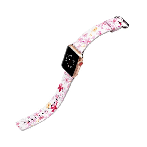 Apple Watch Series 4/3/2/1 with Silver Buckle Rubber Design Colorful Replacement i Watch Bands