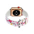 Apple Watch Series 4/3/2/1 with Silver Buckle Rubber Design Colorful Replacement i Watch Bands