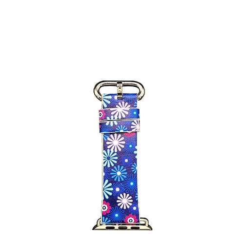 Apple Watch Series 4/3/2/1 with Silver Buckle Rubber Design Colorful Replacement i Watch Bands