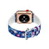 Apple Watch Series 4/3/2/1 with Silver Buckle Rubber Design Colorful Replacement i Watch Bands