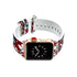 Apple Watch Series 4/3/2/1 with Silver Buckle Rubber Design Colorful Replacement i Watch Bands