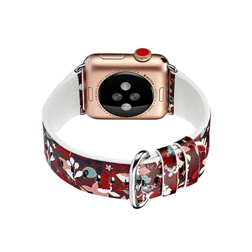 Apple Watch Series 4/3/2/1 with Silver Buckle Rubber Design Colorful Replacement i Watch Bands