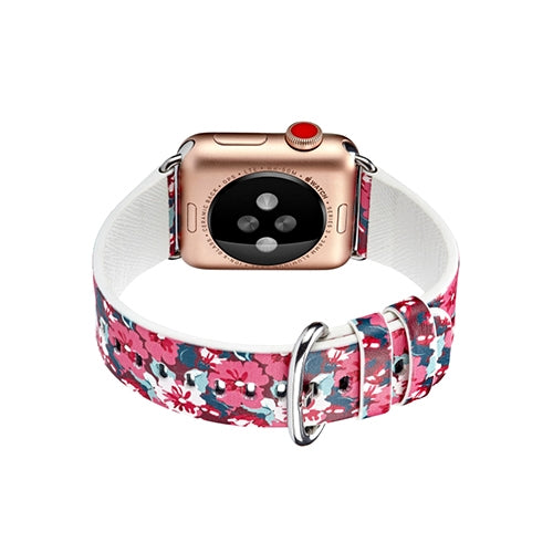 Apple Watch Series 4/3/2/1 with Silver Buckle Rubber Design Colorful Replacement i Watch Bands