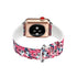 Apple Watch Series 4/3/2/1 with Silver Buckle Rubber Design Colorful Replacement i Watch Bands