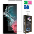 Black border 10 PCS 3D Super Glue curved tempered Glass for Galaxy S22 Ultra