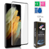 Black border 3D curved  complete glue tempered for Samsung Galaxy S23 Ultra