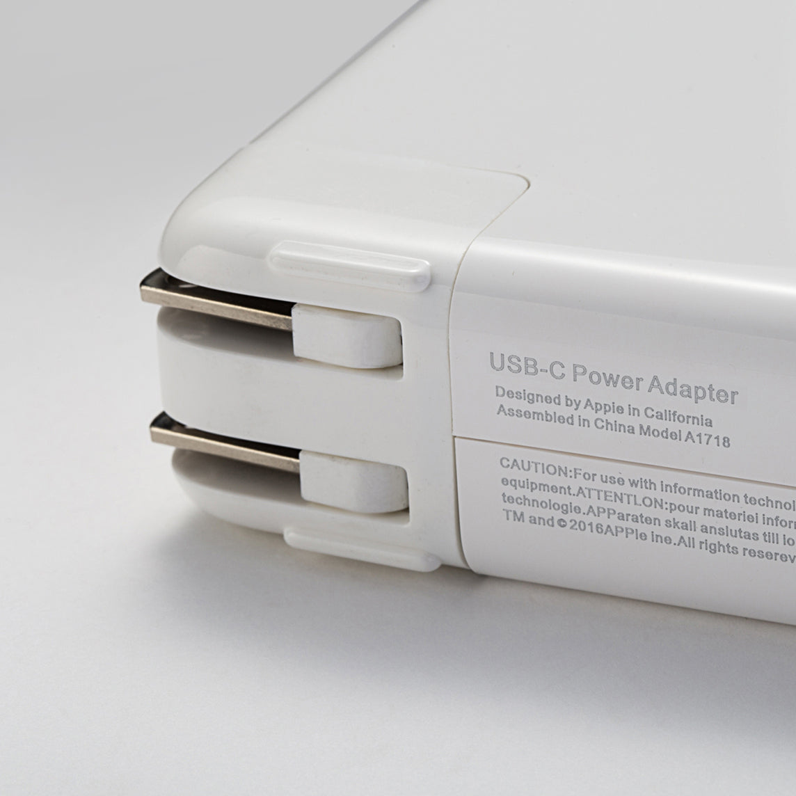 61W USB-C Port Macbook power adapter(Removable plug not included cable )- White