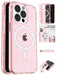 iPhone 14 ProMax  Magnetic attraction shiny transparency  Case